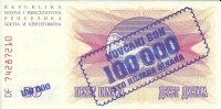 Billetes - Europa - Bosnia - 034 - sc - Año 1993 - 100000 dinara