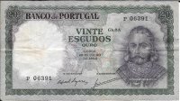 Billetes - Europa - Portugal - 163 - MBC - 1960 - 20 Escudos - num ref:P06391