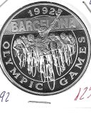 Monedas - America - Cayman - 110 - 1992 - 5 dolares - plata