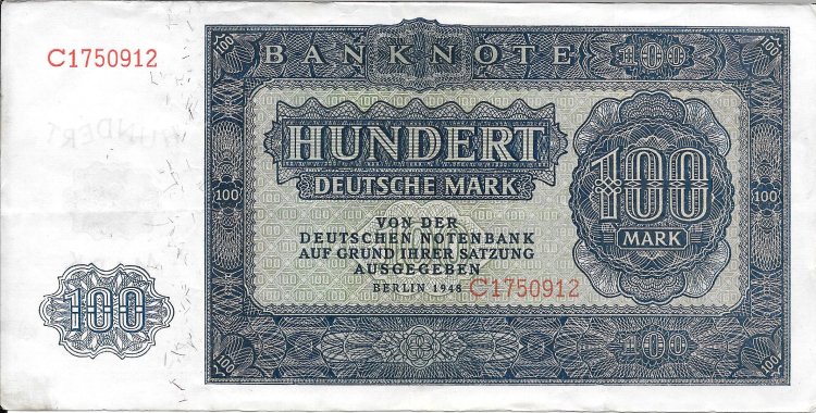 Billetes - Europa - Alemania Oriental - 15 - MBC+ - 1948 - 100 Marcos - num ref: C1750912 - Click en la imagen para cerrar