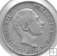 Monedas - EspaÃ±a - Alfonso XII (29-XII-1874/28-XI) - 108 - 1885 - 50 Ct - Peso - Plata - Filipinas