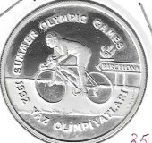 Monedas - Europa - Turquia - 1657 - 1990 - 20000 lira - plata