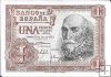 Billetes - España - Estado Español (1936 - 1975) - 1 ptas - 447 - S/C - Año 1953 - num ref: L8292381