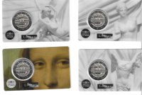 Monedas - Euros - 2€ - Francia - SC - 2025 - Museo Louvre - 4 monedas