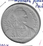 Monedas - Europa - Francia (Indochina francesa) - 32.2 - 1947 - Piastra - plata