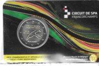 Monedas - Euros - 2€ - Belgica - SC - 2025 - Circuito Spa
