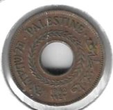 Monedas - Asia - Palestina - 3a - 1942 - 5 mils