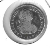 Monedas - EspaÃ±a - Carlos IV (1788 - 1808) - 446 - 1802 - Real - plata - Mexico
