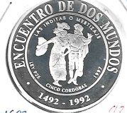 Monedas - America - Nicaragua - 96 - 1997 - 5 cordoba - plata