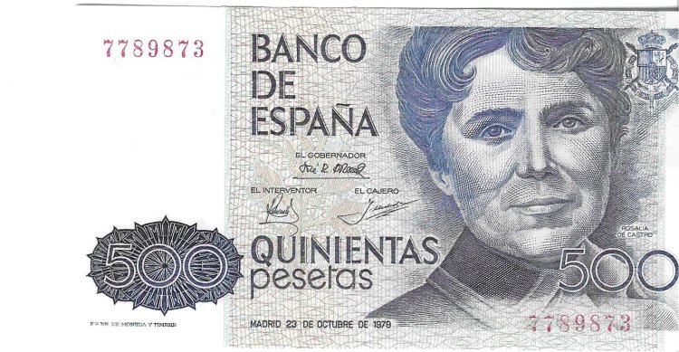 Billetes - EspaÃ±a - Juan Carlos I (1975 - 2014) - 500 ptas - 529 - SC - 1979 - Num.ref: 7789873 - sin serie - Click en la imagen para cerrar