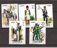 Sellos - Países - España - 2º Cent. (Series Completas) - Juan Carlos I - 1976 - 2350/54 - **