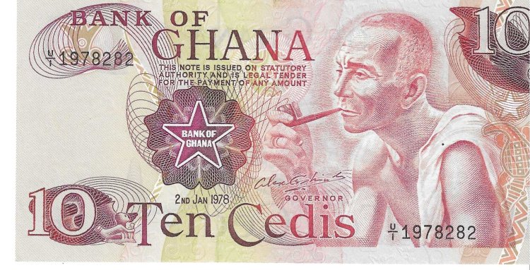 Billetes - Africa - Ghana - - SC - 1978 - 10 cedis - Num.ref: 1978282 - Click en la imagen para cerrar