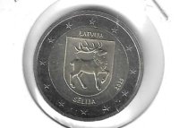 Monedas - Euros - 2€ - Letonia - SC - 2025 - Selija