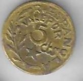 Monedas - EspaÃ±a - II Republica (1931 - 1939) - 203 - 1937 - 5 ct - Menorca