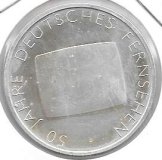 Monedas - Euros - 10€ - Alemania - 219 - Año 2002G - 50 años de la televisión Alemana