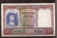 II República (1931 - 1939) - Banco de España - 377 - ebc - Año 1931 - 500 ptas