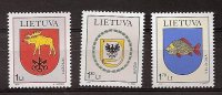 E - Escudos - Lituania - ** - 673/75