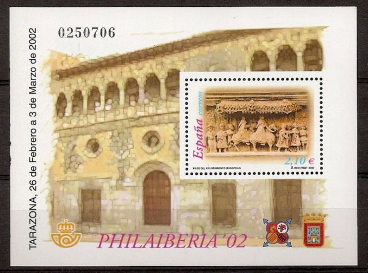 Sellos - Países - España - 2º Cent. (Series Completas) - Juan Carlos I - 2002 - 3881 - ** - Click en la imagen para cerrar