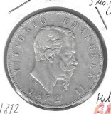 Monedas - Europa - Italia - 8.3 - 1972 - 5 lira - plata