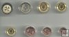 Monedas - Euros - Colección en tiras - Malta - Año 2012 - 8 monedas - SC