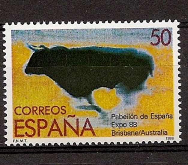 Sellos - Países - España - 2º Cent. (Series Completas) - Juan Carlos I - 1988 - 2953 - ** - Click en la imagen para cerrar