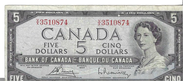 Billetes - America - Canada - 77C - MBC - 1961-72 - 5 dolares - Num.ref: 3510874 - Click en la imagen para cerrar