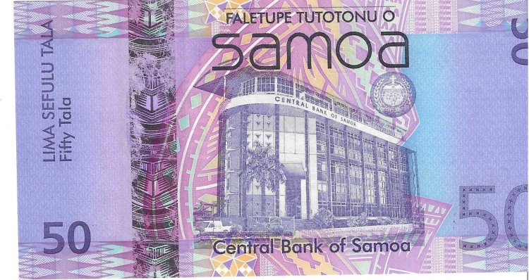 Billetes - Oceania - Samoa - 40 - SC - 2008 - 50 tala - Num.ref: RE0004822 - Click en la imagen para cerrar