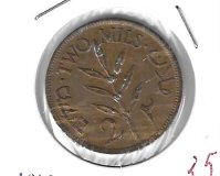 Monedas - Asia - Palestina - 2 - 1946 - 2 mils
