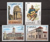 Sellos - Países - España - 2º Cent. (Series Completas) - Estado Español - 1974 - 2213/16 - **
