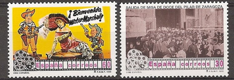 Sellos - Países - España - 2º Cent. (Series Completas) - Juan Carlos I - 1996 - 3406/07 - ** - Click en la imagen para cerrar