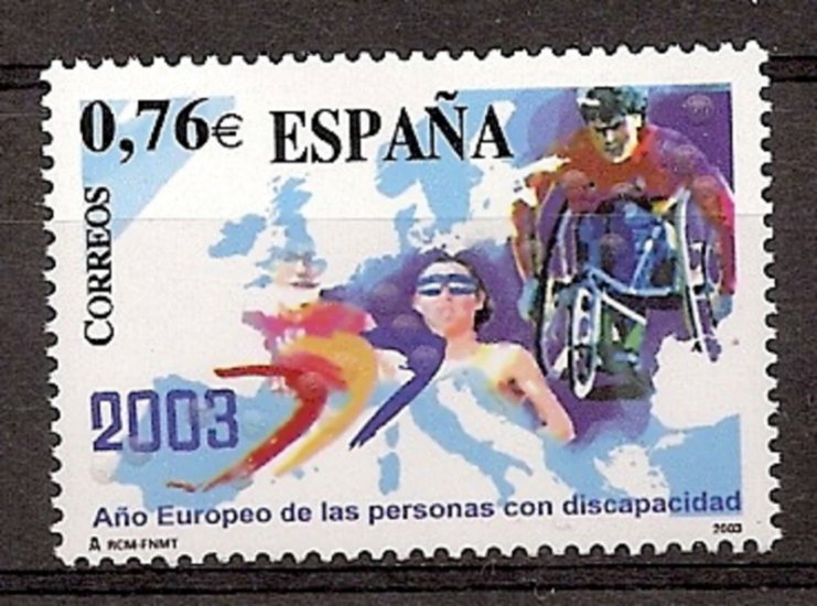 Sellos - Países - España - 2º Cent. (Series Completas) - Juan Carlos I - 2003 - 3985 - ** - Click en la imagen para cerrar