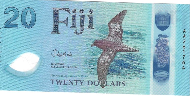 Billetes - Oceania - Islas Fiji - 127 - SC - 2026 - 20 dolares - Num.ref: AA261764 - Click en la imagen para cerrar
