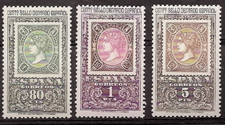 Sellos - Países - España - 2º Cent. (Series Completas) - Estado Español - 1965 - 1689/91 - ** - Click en la imagen para cerrar