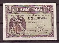 Estado Español (1936 - 1975) - 1 ptas - 437 - ebc - 4/9/1940 - ref.G4829183