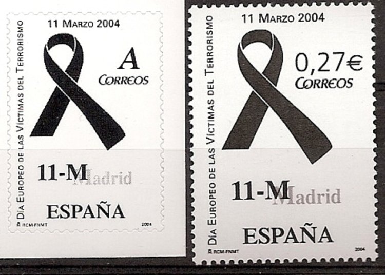 Sellos - Países - España - 2º Cent. (Series Completas) - Juan Carlos I - 2004 - 4073/74 - ** - Click en la imagen para cerrar