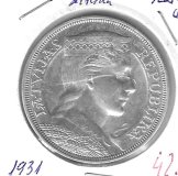 Monedas - Europa - Letonia - 9 - 1931 - 5 lats - plata