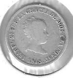 Monedas - EspaÃ±a - Isabel II (1833 - 1868) - 299 - 1848 - 2 Real - plata - CL