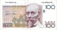 Billetes - Europa - Belgica - 142 - MBC - 1982 - 100 francos - Num.ref: 12318982458