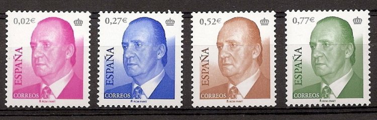 Sellos - Países - España - 2º Cent. (Series Completas) - Juan Carlos I - 2004 - 4048/51 - ** - Click en la imagen para cerrar