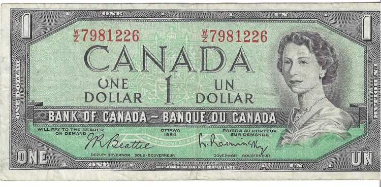 Billetes - America - Canada - 75B - BC+ - 1961-72 - dolar - Num.ref: 5143633 - Click en la imagen para cerrar
