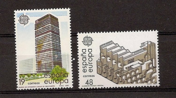 Sellos - Países - España - 2º Cent. (Series Completas) - Juan Carlos I - 1987 - 2904/05 - ** - Click en la imagen para cerrar