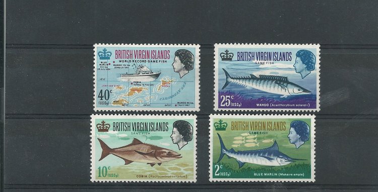P - Peces - 184/87 - Islas Virgenes - o - Año 1967 - Click en la imagen para cerrar