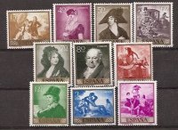 Sellos - Países - España - 2º Cent. (Series Completas) - Estado Español - 1958 - 1210/19 - **