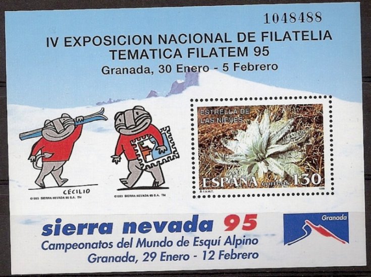 Sellos - Países - España - 2º Cent. (Series Completas) - Juan Carlos I - 1995 - 3340 - ** - Click en la imagen para cerrar