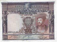 Billetes - EspaÃ±a - Alfonso XIII (1886 - 1931) - 357 - MBC - 1925 - 1000 pesetas - Num.ref: 4039325