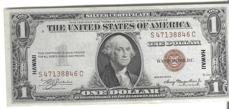 Billetes - America - Estados Unidos - 36 - MBC+ - dolar - Num.ref: S47138846C - Hawaii - Click en la imagen para cerrar