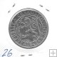 Monedas - Europa - Checoslovaquia - 26 - 1948 - 100 coronas - plata