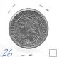 Monedas - Europa - Checoslovaquia - 26 - 1948 - 100 coronas - plata