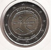 2€ - Eslovenia - SC - Año 2009 - Décimo aniversario del euro