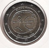 2€ - Eslovenia - SC - Año 2009 - Décimo aniversario del euro
